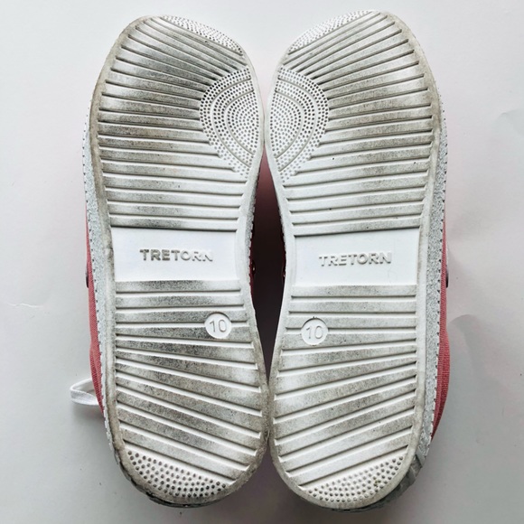 Tretorn Women's Nylite Blush Pink Rose Gold Canvas Lace-Up Sneakers - Picture 5 of 6